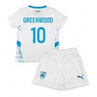 Olympique de Marseille Mason Greenwood #10 Heimtrikotsatz Kinder 2024-25 Kurzarm (+ Kurze Hosen)